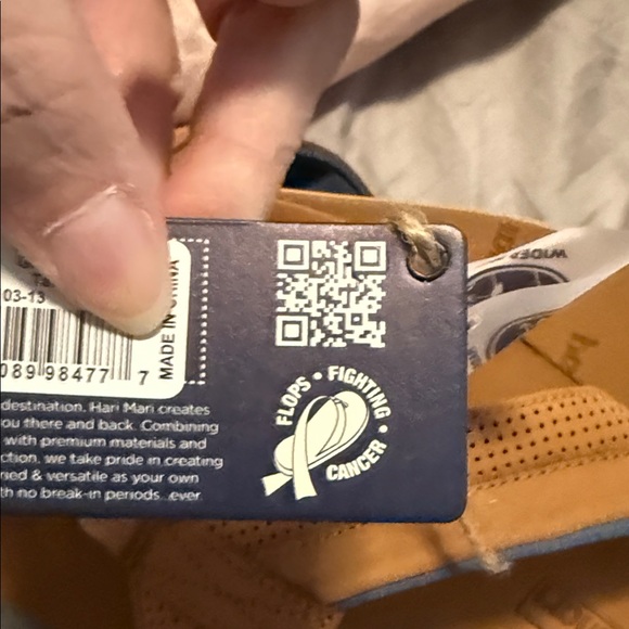 Hartmann Tan and Blue Men's Sandals - Picture 6 of 8